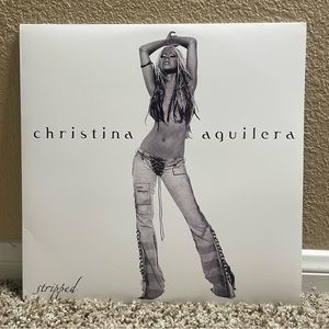 Christina Aguilera stripped vinyl LP